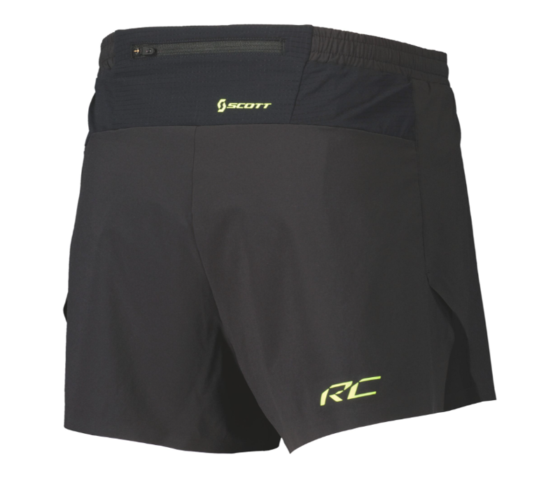 Scott RC Run Men's Split Shorts Black/Yellow-1